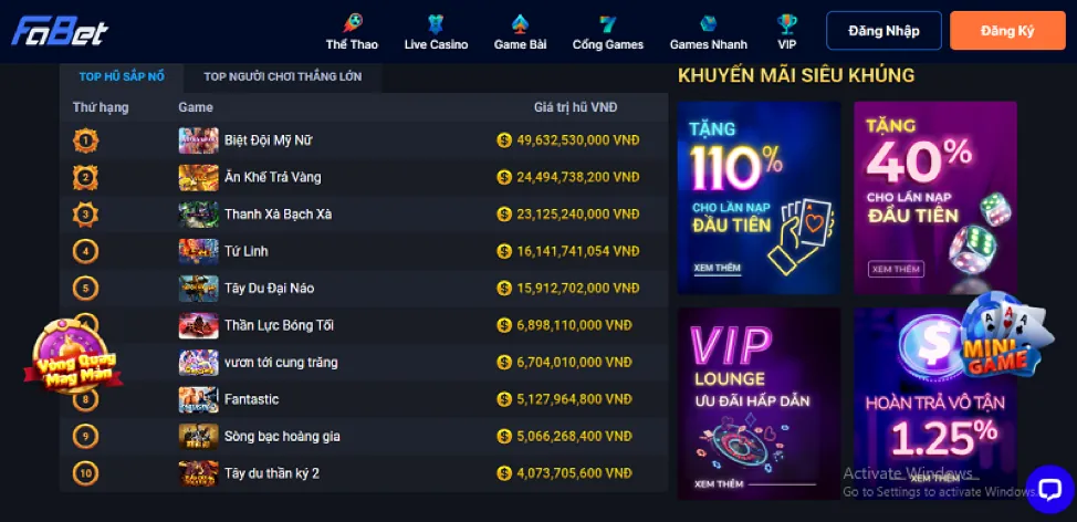 Thưởng nạp lại hàng ngày LT88 Casino